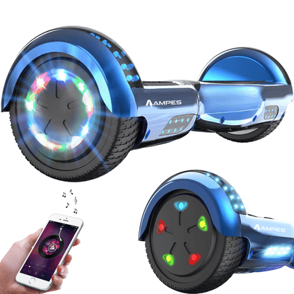 Hoverboard 6,5 inch in Chroom Blauw