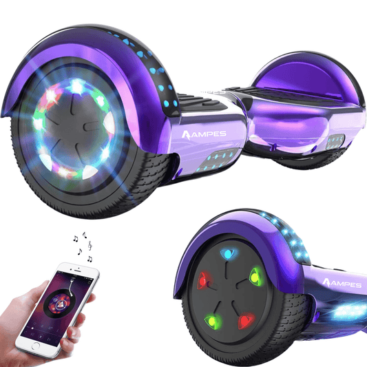 Hoverboard 6,5 inch in Chroom Paars
