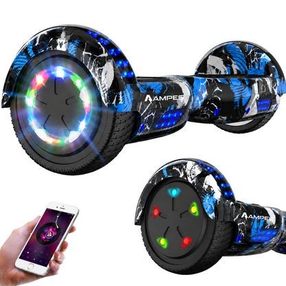 Hoverboard 6,5 inch in Graffiti Blauw