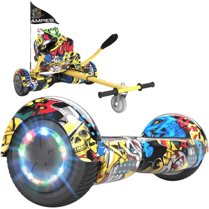 Hoverboard 6,5 inch met hoverkart: Hiphop met hiphop-kart
