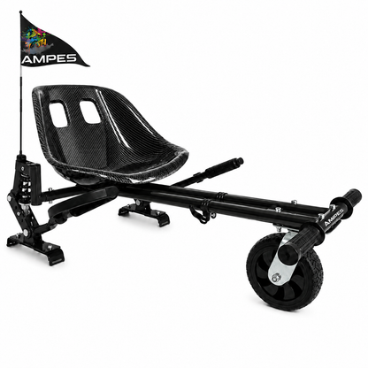 Hoverkart met vering in Carbon