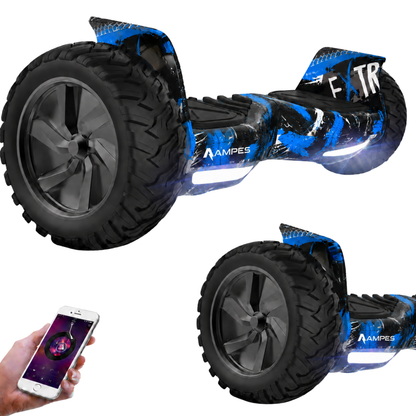 Off-road hoverboard 8,5 inch in Graffiti Blauw