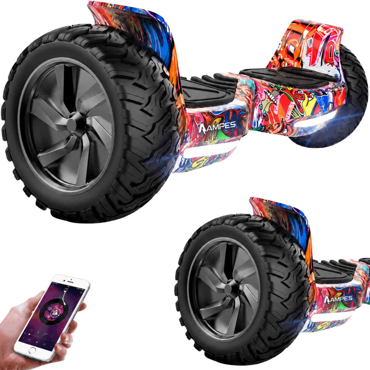 Off-road hoverboard 8,5 inch in Graffiti