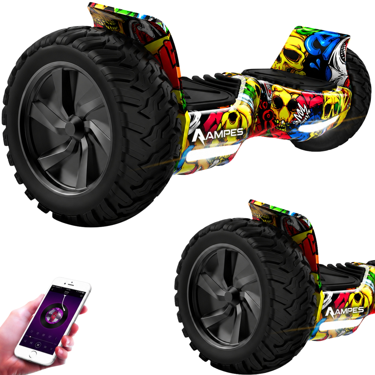 Off-road hoverboard 8,5 inch in Hiphop